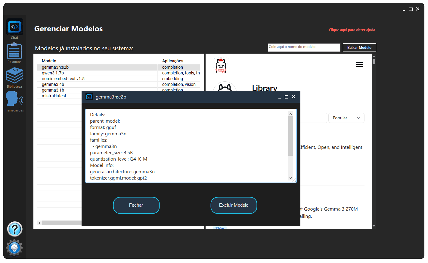 RAGU Configurações